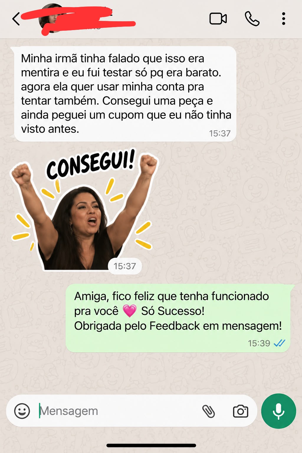 Feedback de cliente 3