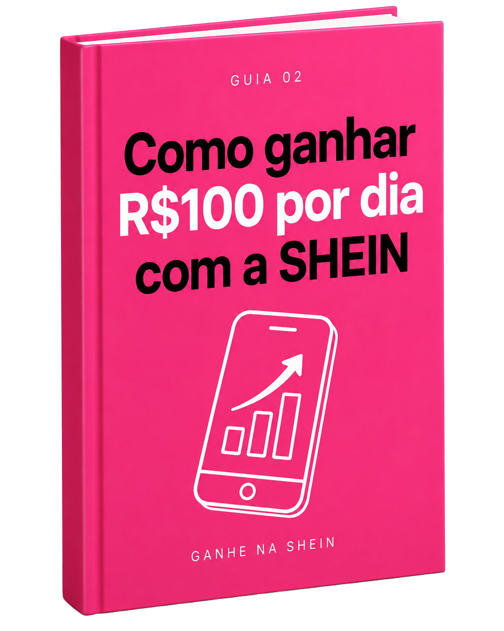 Mockup do guia Ganhar R$100 por dia
